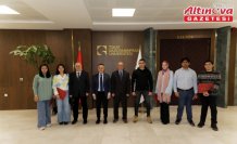 Uluslararası araştırmacılardan TOGÜ Rektörü Yılmaz'a ziyaret