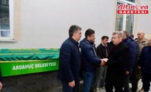 Artvin'de kazada vefat eden muhtarın cenazesi defnedildi