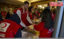 Bolu'da Filistinli öğrenciler Kızılayın iftarında buluştu