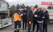 Bolu'da zincirleme trafik kazasında 7 kişi yaralandı