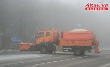 D-100 kara yolunun Bolu Dağı geçişinde kar başladı