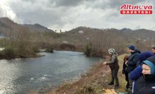 Giresun'da su kuşları için doğaya yem bırakıldı