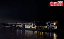 Samsun'da yolcu otobüsü devrildi, 7 kişi yaralandı