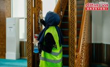 İlkadım'da ibadethaneler ramazan öncesi temizlaniyor