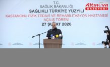 Sağlık Bakanı Memişoğlu, Kastamonu'da hastane açılışında konuştu