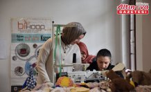 Trabzon'da kadınlar atık kumaş parçalarını oyuncağa dönüştürüyor