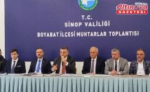 Boyabat'ta Muhtarlar Toplantısı gerçekleştirildi