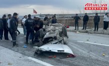 Çorum’da devrilen otomobildeki 3 kişi yaralandı