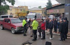 Samsun'da kamyonetin çarptığı elektrikli motosiklet sürücüsü yaralandı