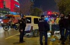 Samsun'da otomobille çarpışan hafif ticari aracın sürücüsü ağır yaralandı