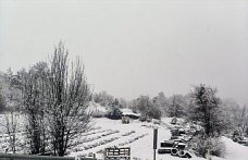 Kastamonu'da kar yağışı etkili oluyor