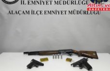 Alaçam'da firari hükümlü yakalandı