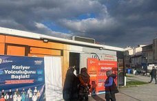 Ladik'te İstihdam ve Kariyer Merkezi mobil aracı hizmet verdi