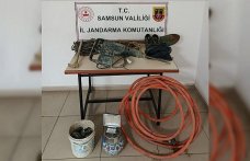 Samsun'da kaçak kazı yapan 3 kişi suçüstü yakalandı