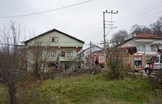 Samsun'da yangın çıkan evde hasar oluştu