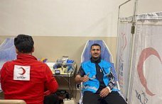 Alaçam'da öğrenci yurdunda Kızılay kan bağışı etkinliği düzenledi