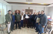 Salıpazarı Şoförler ve Otomobilciler Esnaf Odası Başkanlığı Kök, mazbatasını aldı