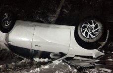 Samsun'da otomobilin devrilmesi sonucu 4 kişi yaralandı