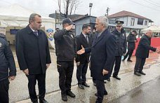 Düzce Valisi Makas, Bolu Dağı geçişinde bayram trafiği denetimlerine katıldı: