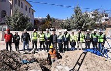 Merzifon Belediye Başkanı Kargı, devam eden çalışmaları inceledi