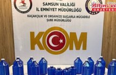 Samsun'da sahte içki operasyonunda 1 şüpheli yakalandı