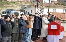 Samsun'da vefat eden Kıbrıs gazisi askeri törenle toprağa verildi