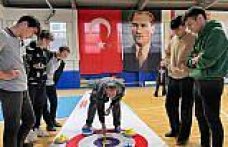 Alaçam ilçesinde floor curling turnuvası düzenlendi