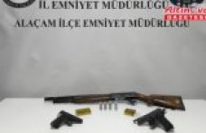 Alaçam'da firari hükümlü yakalandı