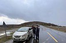 Alaçam'da jandarmadan asayiş ve trafik uygulaması