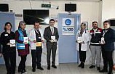 Alaçam'da Sigara Bırakma Günü kapsamında poliklinik ziyareti