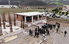 Bafra OSB'de yeni hizmet binalarının inşaatları sürüyor