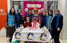 Alaçam'da şehit kızına anlamlı doğum günü kutlaması