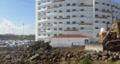 STADYUMUN TAŞLARI HASTANEYE YOL OLDU