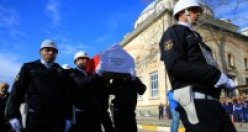 İstanbul'daki Terör Saldırısında Şehit Olan Polis Memuru Mustafa Öztürk Son Yolculuğuna Uğurlandı