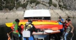 ŞAHİNLERİN GİZEMLİ KANYONUNDA KANOYLA İLK GEÇİŞ