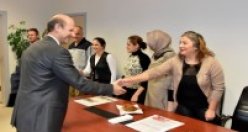 Rektör Bilgiç Personel ile Buluşmaya Devam Ediyor