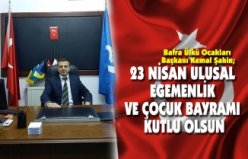23 NİSAN ULUSAL EGEMENLİK VE ÇOCUK BAYRAMI KUTLU OLSUN