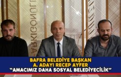 Recep Ayfer basın mensupları ile bir araya geldi