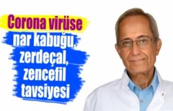 Corona virüse nar kabuğu, zerdeçal, zencefil tavsiyesi