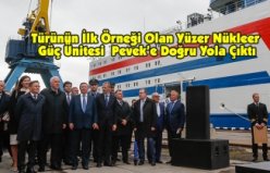 Türünün İlk Örneği Olan Yüzer Nükleer Güç Ünitesi Akademik Lomonosov, Murmansk’tan Pevek’e Doğru Yola Çıktı