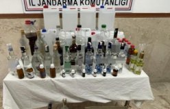 ANTALYA - 233 litre sahte içki yakalandı