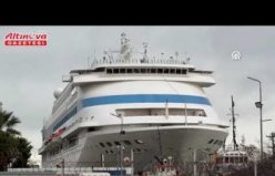 Astoria Grande kruvaziyeri Samsun'a geldi