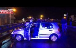 Bafra'da iki otomobil çarpıştı, 3 kişi yaralandı