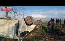 BAFRA'DA KAZA 1 ÖLÜ 2 YARALI