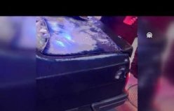 Bafra'da otomobile düzenlenen pompalı tüfekli saldırıda 3 kişi yaralandı