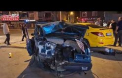 Bafra'da zincirleme trafik kazasında 3 kişi yaralandı