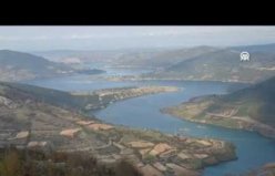 Bafra'daki Yunt Dağı sonbaharda görüntülendi