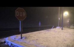 Bolu Dağı'nda kar yağışı etkili oluyor