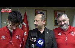 Bulgaristan'daki şampiyonada altın madalya kazanan milli atıcı, Samsun'a döndü