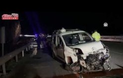 Çorum'daki zincirleme trafik kazasında 4 kişi yaralandı